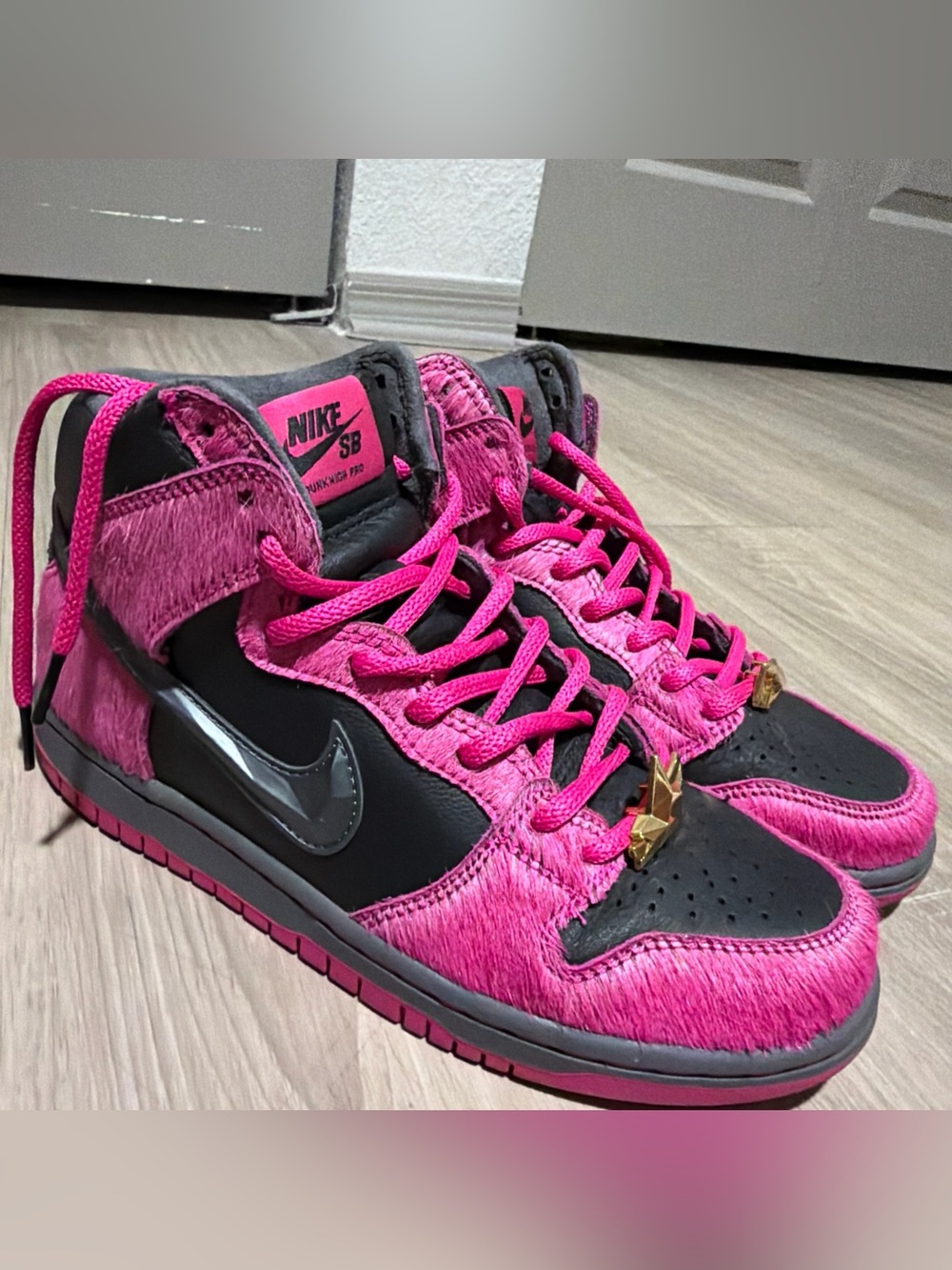 Nike SB Dunk High Run The Jewels RTJ Pink DX4356-600 Men’s 5.5 Women’s 7